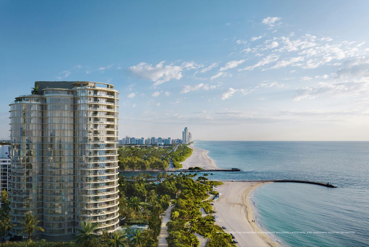 Rivage Bal Harbour tower at sunrise