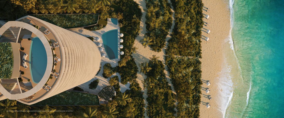 5. Birdseye View with Ocean East