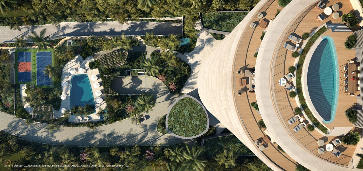 6. Birdseye View West