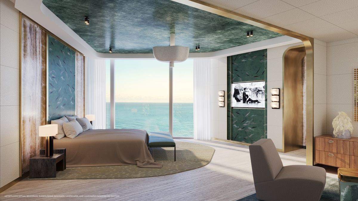 Lower Ocean Penthouse primary bedroom
