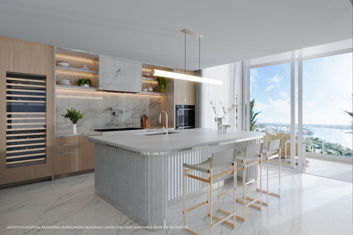 Bay Penthouse kitchen