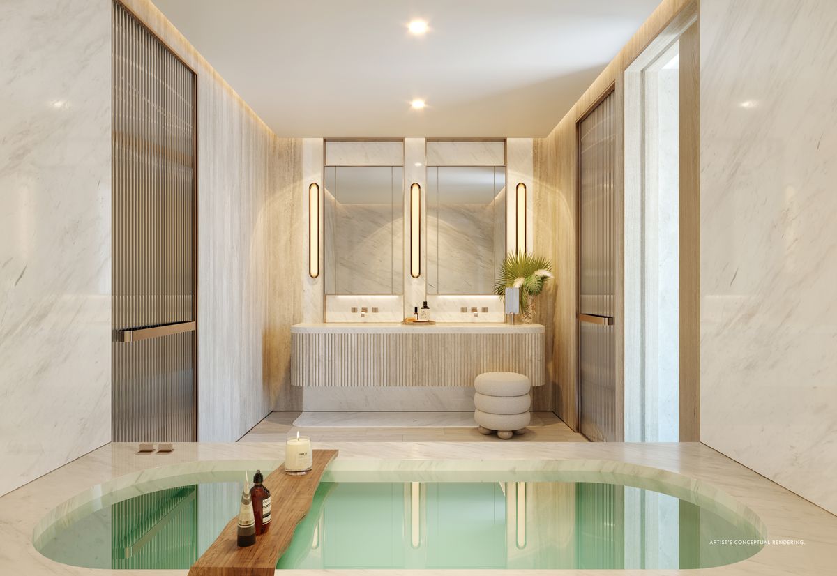 Residence A  Primary Bathroom